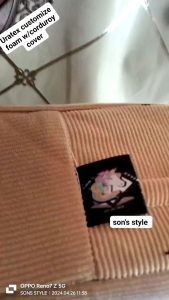 URATEX CUSTOMIZE 3x15.2x55.6 corduroy cover