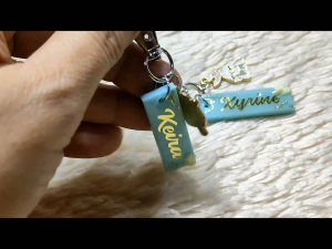 Personalized Customized Name Keychain Bag Tag
