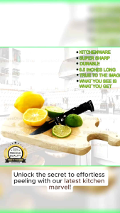 Epektibong Kasangkapan Sa Kusina: PangBalat At Panghiwa Ng Mga Frutas Matalas At Matibay