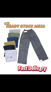 Seluar Kerja Panjang Lelaki Seluar Kargo Panjang Dengan 5 Pocket Mens Cargo Long Pants.
