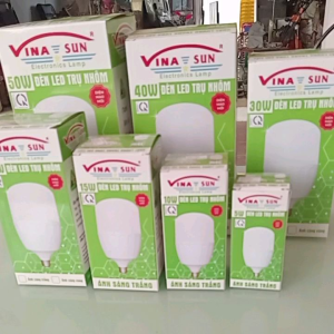 Bóng đèn VINASUN led trụ nhôm 50W.