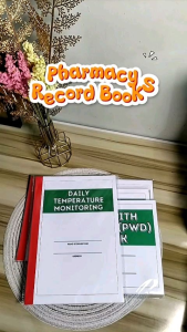 NEW FORMAT SENIOR CITIZEN / PWD LOGBOOK FOR DRUGSTORE / PHARMACY