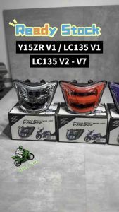 Y15ZR LC135 HEADLAMP LED Y15 V1 LC V1 V2-V7 LAMPU DEPAN EXCITER HEAD LAMP RED PURPLE LAMPU BESAR PURPLE RED SHARK POWER EX2010 MX KING SPIDER 150