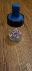 Tempat Bumbu Kaca Isi 250 ml (SABLON) Doraemon