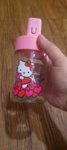 Tempat bumbu kaca isi 250 ml (SABLON) hello kitty