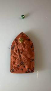 Phra Khunpean with takrut and hand yant-  AJ Suea Hoy direct disciple of Lp Koi