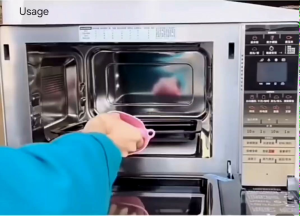2pcs BUNDLE Microwave oven Baking bbq Grill rack & non-stick drip tray baking pan + Free kitchen glove