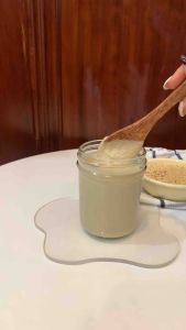 Bơ mè Tahini không đường - Unsweetened sesame Tahini