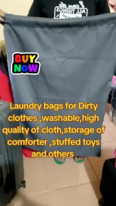 Laundry Bag / storage for toys etc. XL size Makapal Ang tela Extra Large WashableCan carry up to 16 kgs