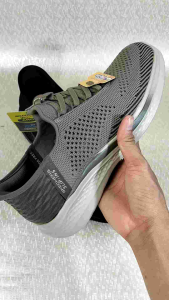 SKECHERS SLIP INS SLADE MENS/SEPATU SKECHERS PRIA Sepatu Slip-On Pria Skechers Sneaker Kanvas Hitam Pria - Lazada