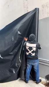 Sack Sakolin Trapal (sold per meter- 8ft) waterproof Sakolin Cover Black