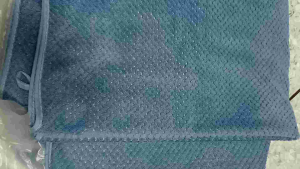 ผ้าเช็ดตัว แบบยาวพันรอบตัว สีฟ้าอมเทา