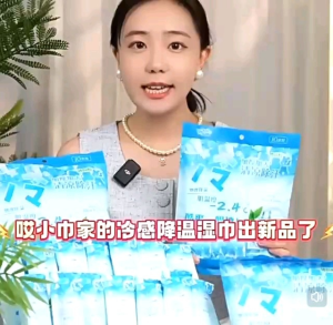 Readystock现货🇲🇾 哎小巾10片装冷感降温运动湿巾大尺寸军训神器便携清凉薄荷冰酷爽去汗巾10pcs set extra large mint cool wet wipes