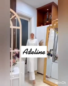 Adelina Set Setelan Kekinian 2024 Bahan Cringkel Air Flow Long Tunik Celana Kulot Outfit Wanita Kondangan Gamis Muslim Oversize Baju Panjang Dewasa
