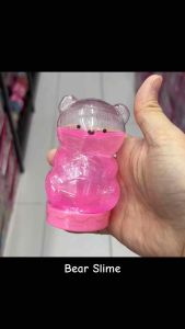 Cute Gummy Bear Glitter Slime Toy - Main Beruang