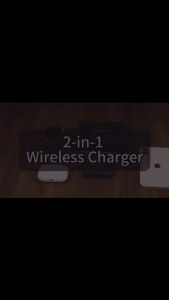 Portable 2 in 1 Wireless Chargers for phone watch and airpod