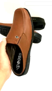 Giày không gót nam da mềm..mang êm chân..kiểu dáng sang trọnglịch lãm..màu vàng bò..đế khâu sẵn rất chắc chắn