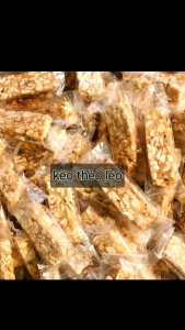 1kg kẹo đậu phộng ( thèo lèo ) đặc sản Bến Tre bánh kẹo Tết