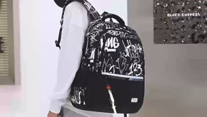 Tas Sekolah Anak Laki-laki SD SMP SMA Motif Abstrak Simple Ransel Sekolah Cowok Remaja