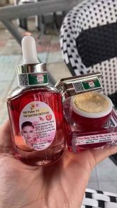 Combo tái tạo tinh chất vàng hồng sâm kem face phục hồi dịu da Skincare