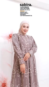 Gamis Dress Wanita Terbaru Terlaris Sabira Dress by Balimo edisi jumbo