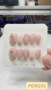 【SG Instock】 Handmade Premium Design Reuseable Press On Nail Fake Nails Artificial Nail
