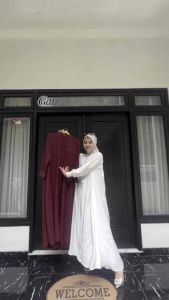 Vanilla Dress Gamis Rempel Belakang Lebaran 2025