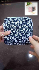 Beg Simpanan Wanita Makeup Accessories Bag Storage Bag Coins Bag ,Canvas Material Nice Design