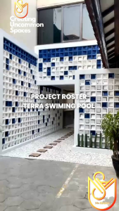 Roster Beton Minimalis Motif L: Lubang Angin Anti Tampias dan Hiasan Dinding Variasi Warna Abu-abu Merah