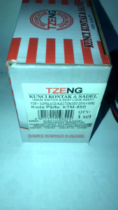 KUNCI KONTAK SET DEPAN BELAKANG SUPRA X 125 FI MERK TZENG TERMURAH KUALITAS TERJAMIN