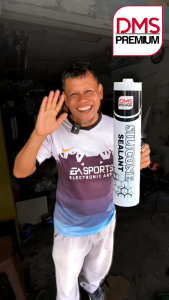 Lem Kaca Silicone Netral Sealant DMS Premium 300ML