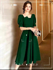 Baju Dress Wanita Casual Dres Korea Kekinian Avila