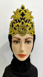 Siger Bordir Mahkota Tari Tradisi 3D