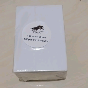 LABEL BARCODE KERTAS STICKER DIRECT THERMAL 150x100 Isi 500 pcs Stiker Termal