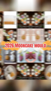 【YQ Bakery Store】Ready Stock 2026 Mooncake Mould 50~75gram DIY Baking Tool with 75g Flower Design ABS Material 1 Piece Set for Mooncake Making Kitchen Utensil