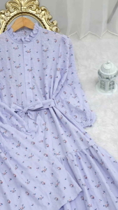 Shafeeya Dress anak Usia 6 Bulan- 6 tahun amis Lebaran Anak Perempuan usia 1 - 5 tahun terbaru Zalira Kids / Dress anak set jilbab / gamis lebaran 2024