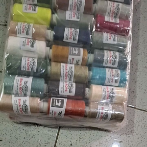 Benang Jahit 40/2 500 Yard Isi (6 Lusin) Warna Campur