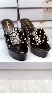 Dép nữ đế xuồng bằng Cao 13p Fashion _D2701