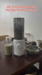 Máy ép chậm Hurom H310 mini thiết kế nhỏ gọn kiểu dáng hiện đại Lưới ép 3in1 Bảo hành 10 năm nhập khẩu hàn quốc chính hãng