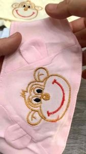 Mũ che thóp cho bé sơ sinh thun cotton 100% an toàn khi sử dụng cho bé iu