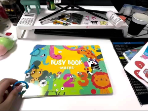 Quiet Book busy book buku edukasi anak aktivitas anak Montessori Magnet book