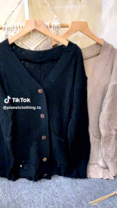 CARDIGAN RAJUT MARISSA CARDIGAN SAKU KANCING CARDIGAN OUTER REMAJA