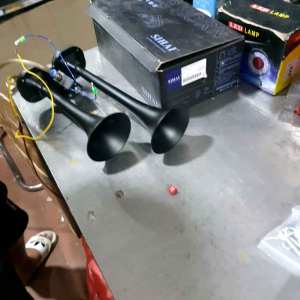 cặp kèn hơi còi hơi sihai xịn cho xe có bình hơi 12v 24v cao cấp