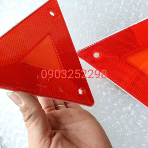 com bo 02 tam giác phản quang cảnh báo xe  kt 15× 15cm hoặc 1 chiếc