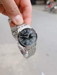 ĐỒNG HỒ NAM CHÍNH HÃNG SEIKO SCVE061 Automatic Black Dial Hardlex Silver Stainless Steel For Men Grand New 2025