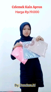 Abee Pr-574 Celemek Kain Apron Dapur Motif Beruang