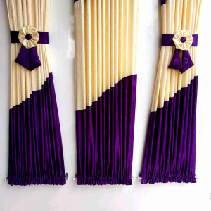 Gorden Kupu-Kupu Untuk Jendela Minimalis Bahan Embos