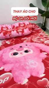 Bộ drap ga thun Hàn quốc mẫu Baby Three