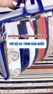 Bộ drap thun hàn quốc mẫu viền sọc