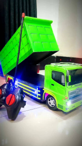 Dum truk hino 500 kuning mainan anak anak mobil mobilan
